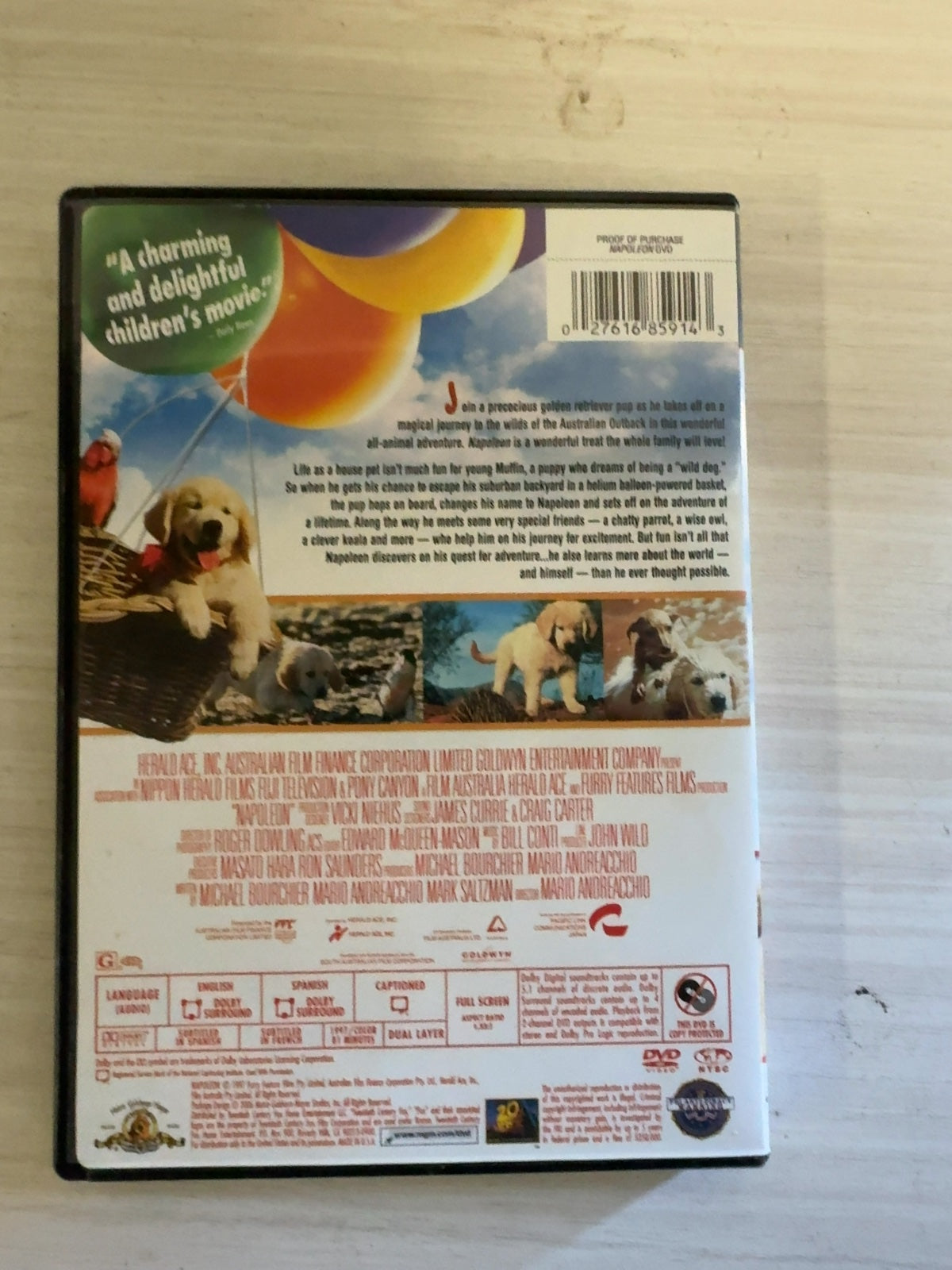 Napoleon (DVD, 1995) Very Good MGM Home Entertainment