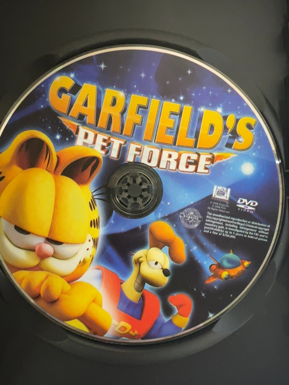 Garfield's Pet Force (DVD, 2009) Very Good 20th Century Fox