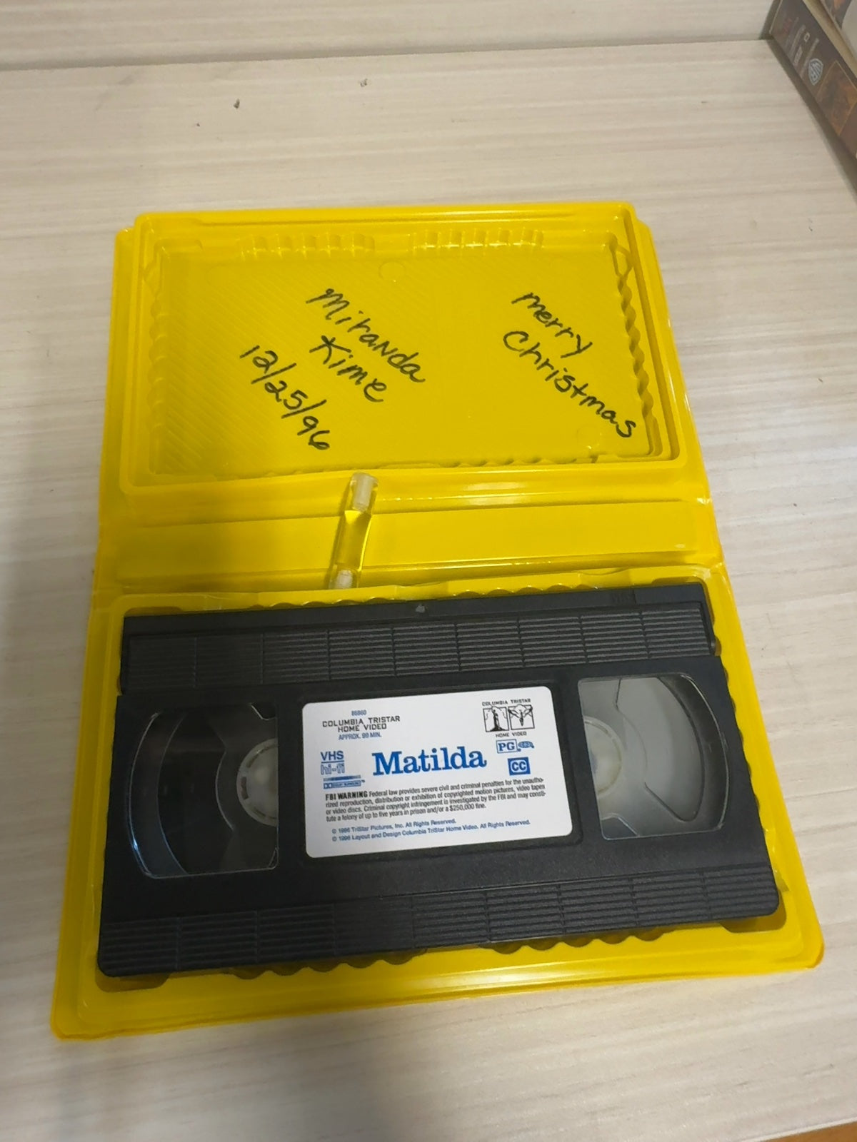 Matilda (VHS, 1996) Mara Wilson Danny DeVito Columbia TriStar Acceptable