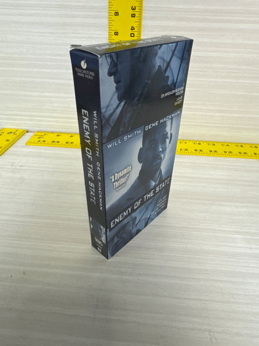 Enemy of the State (VHS, 1998) Will Smith Touchstone Home Video Very Good