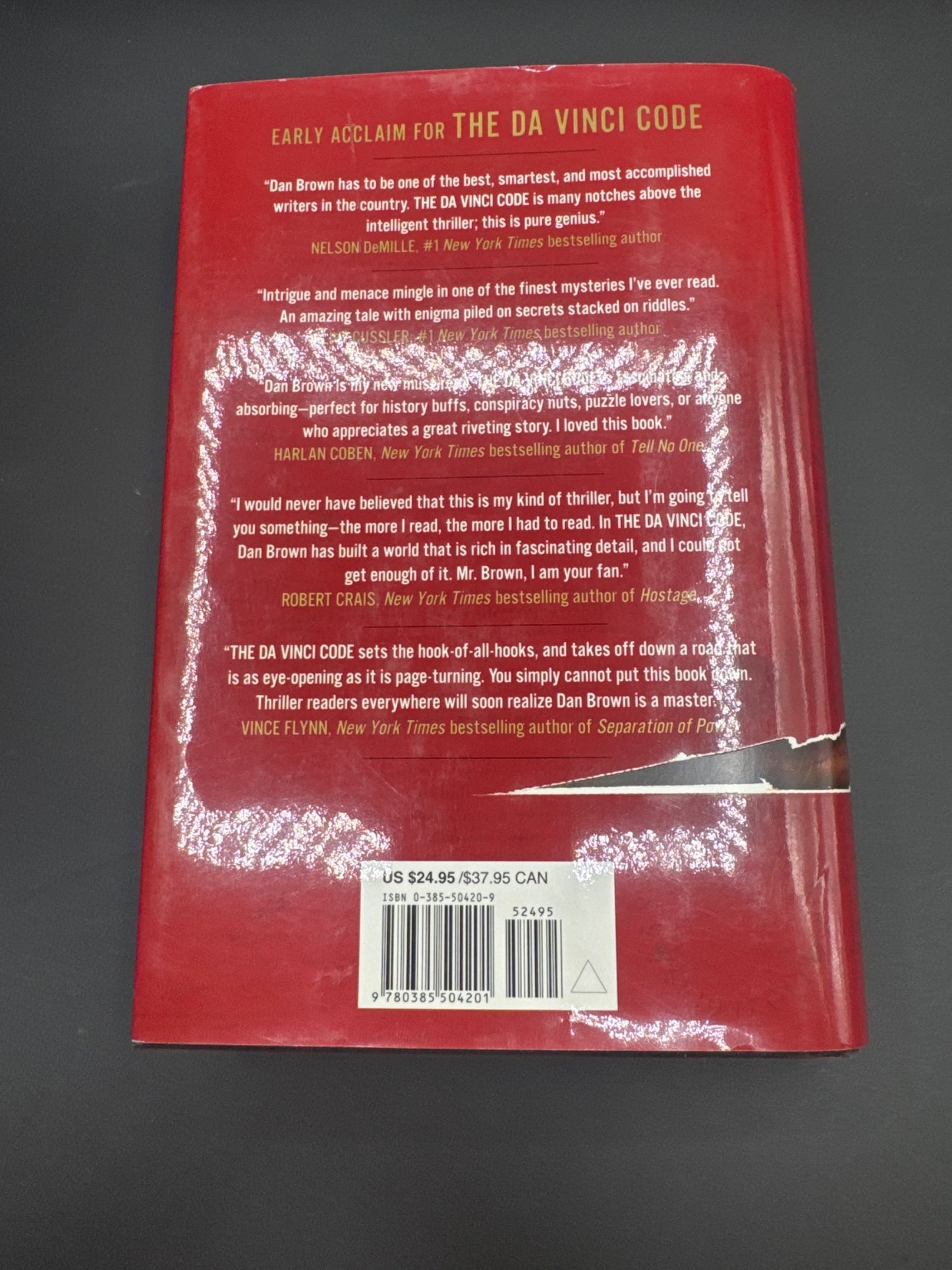 The Da Vinci Code — back_cover