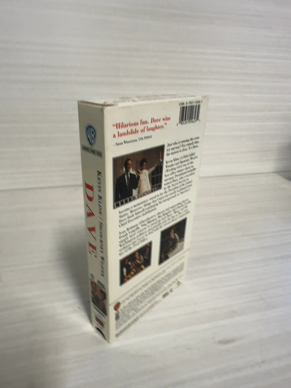 Dave (VHS, 1993) Kevin Kline Sigourney Weaver Warner Home Video Very Good