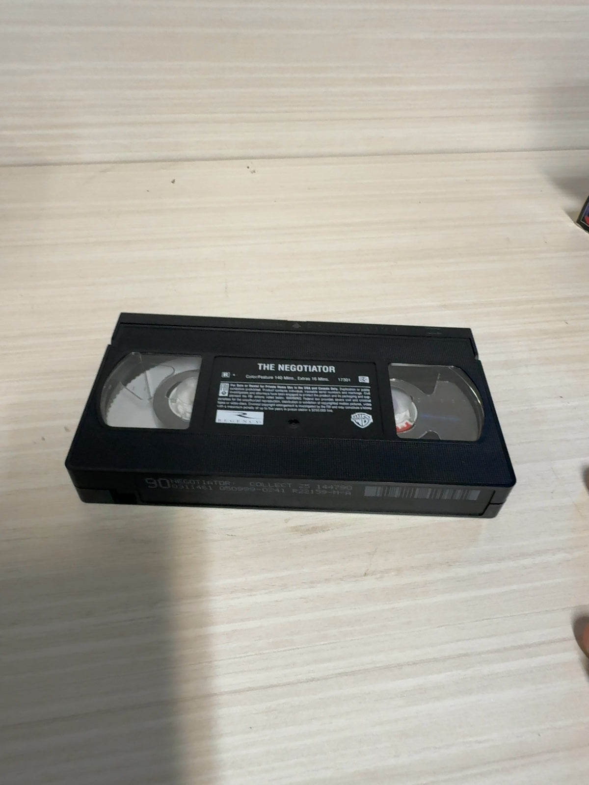 The Negotiator (VHS, 1998) Samuel L. Jackson Warner Bros. Very Good