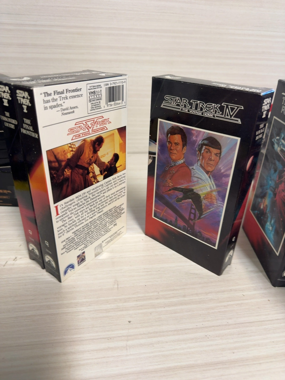 Star Trek The Movie Collection (VHS, 1993) Paramount Acceptable