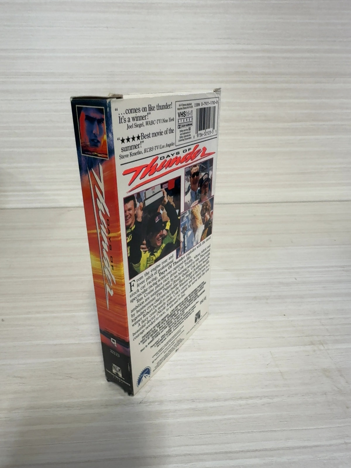 Days of Thunder (VHS, 1990) Tom Cruise Paramount