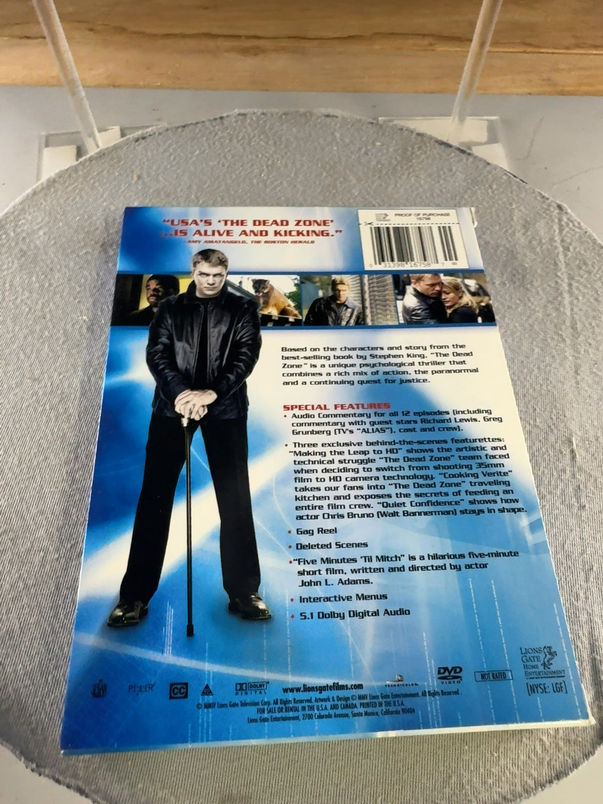 The Dead Zone (DVD) Complete Third Season Very Good Lions Gate