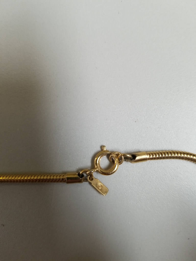 Elegant Gold-Tone Vintage Chain Necklace