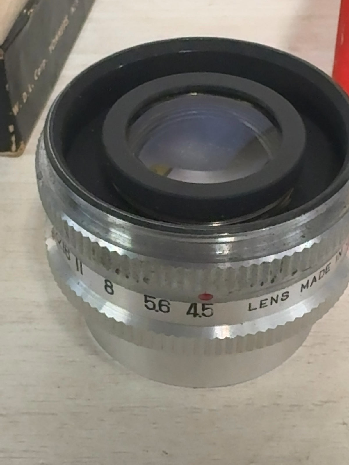 Voss Enlarging Lens f/4.5 Darkroom Enlarger Lens in Original Box Made in Japan