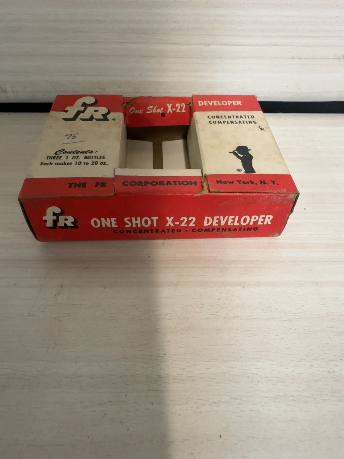 6 - Vintage FR One Shot Instant Fixol for X-22 One Use Developer 3-1 oz. bottles