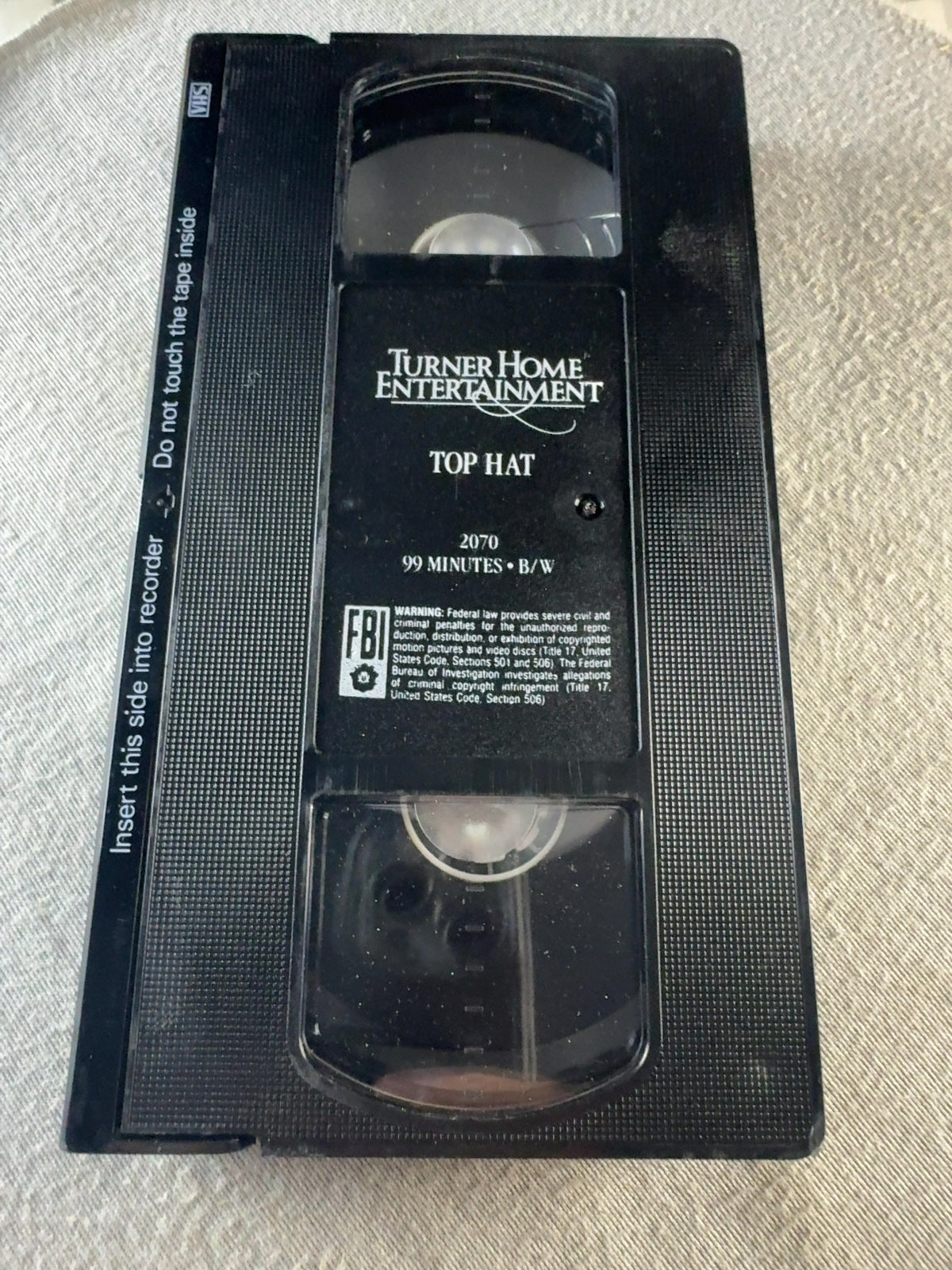Top Hat (VHS, 1935) Fred Astaire Ginger Rogers RKO Very Good