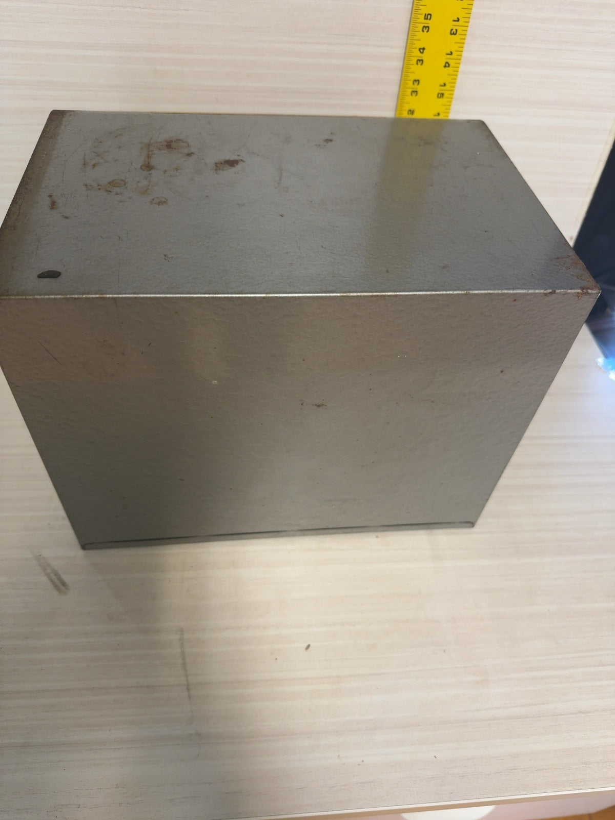 Vintage Metal Darkroom Photographic Paper Safe Light-Tight Storage Box