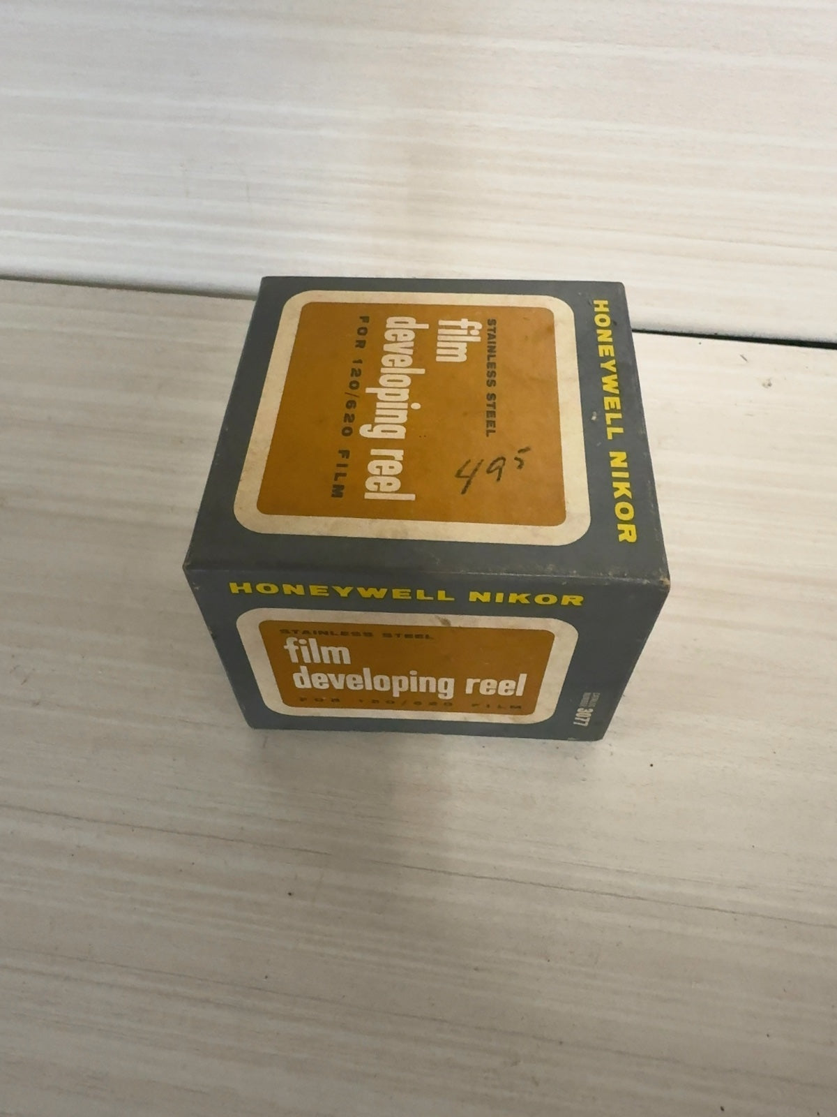 Honeywell Nikor Stainless Steel Film Developing Reel for 120/620 Film in Box