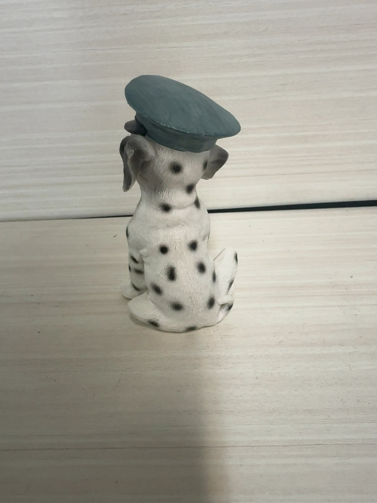 Young's Resin Dalmatian Puppy Figurine with Police Hat Cap
