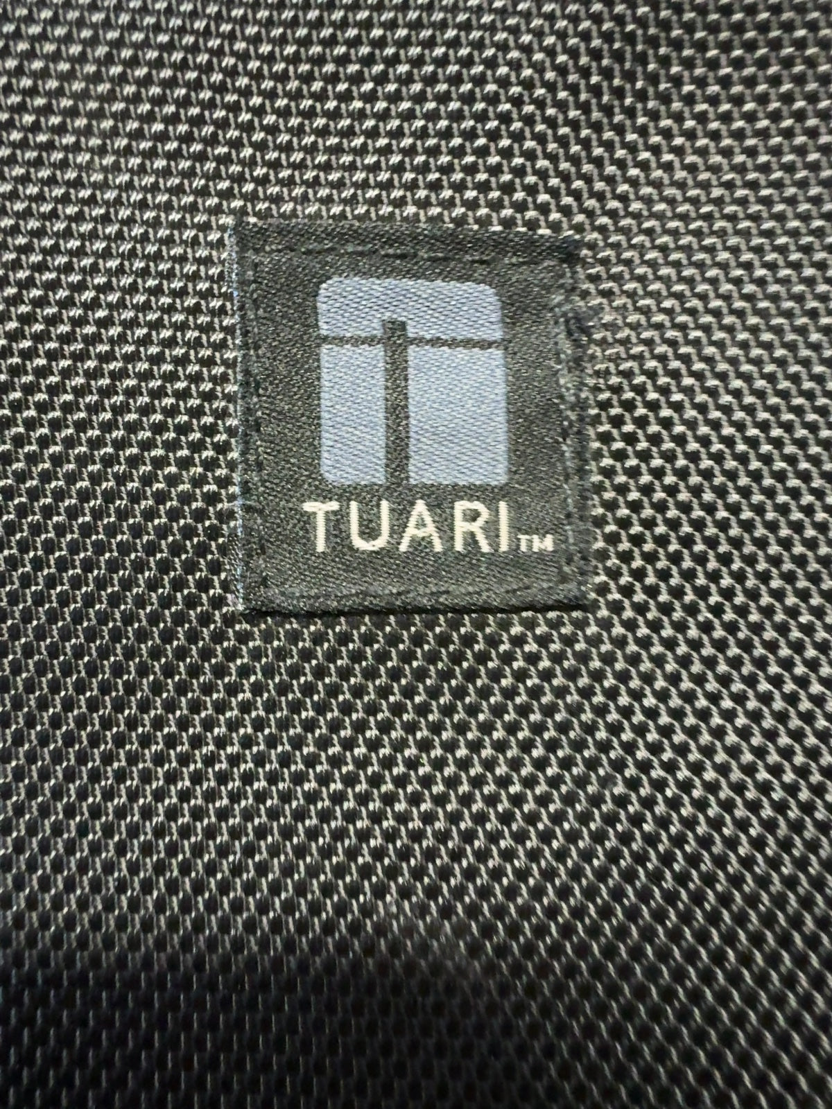 Tuari Laptop Bag Black Two Compartment 16" with Shoulder Strap