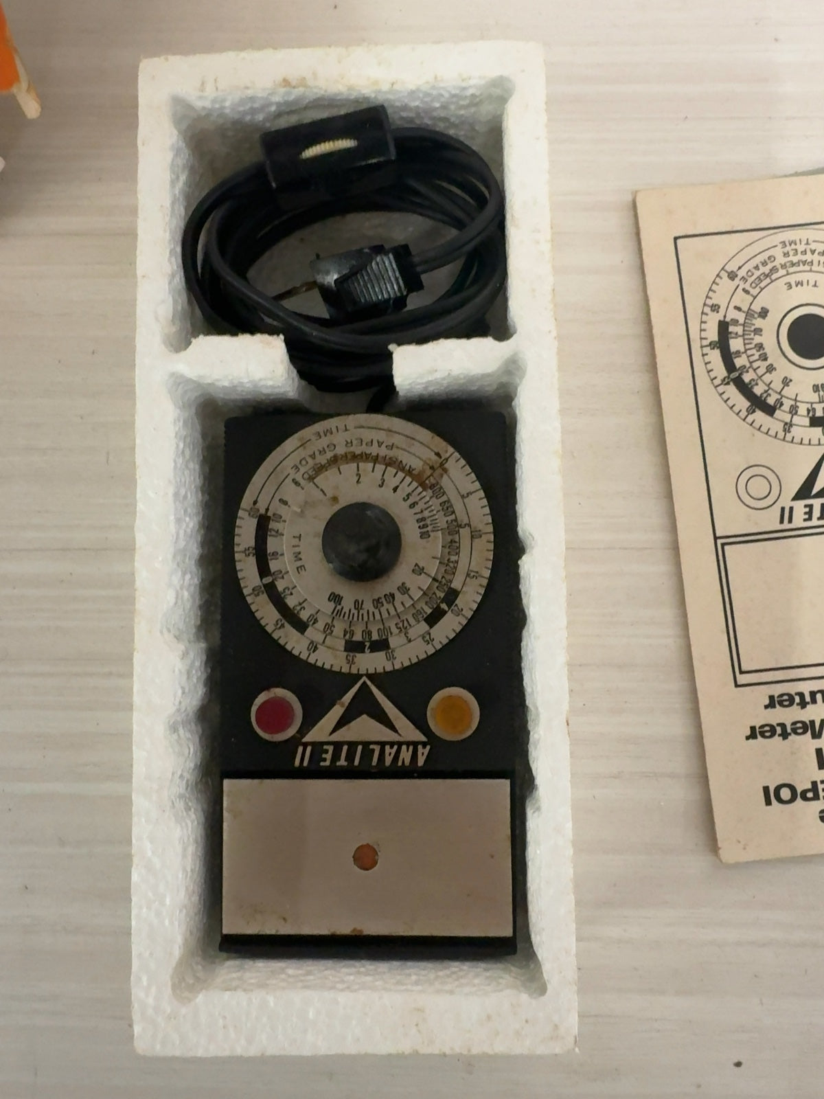EPOI Analite II Darkroom Enlarging Meter and Computer in Original Box