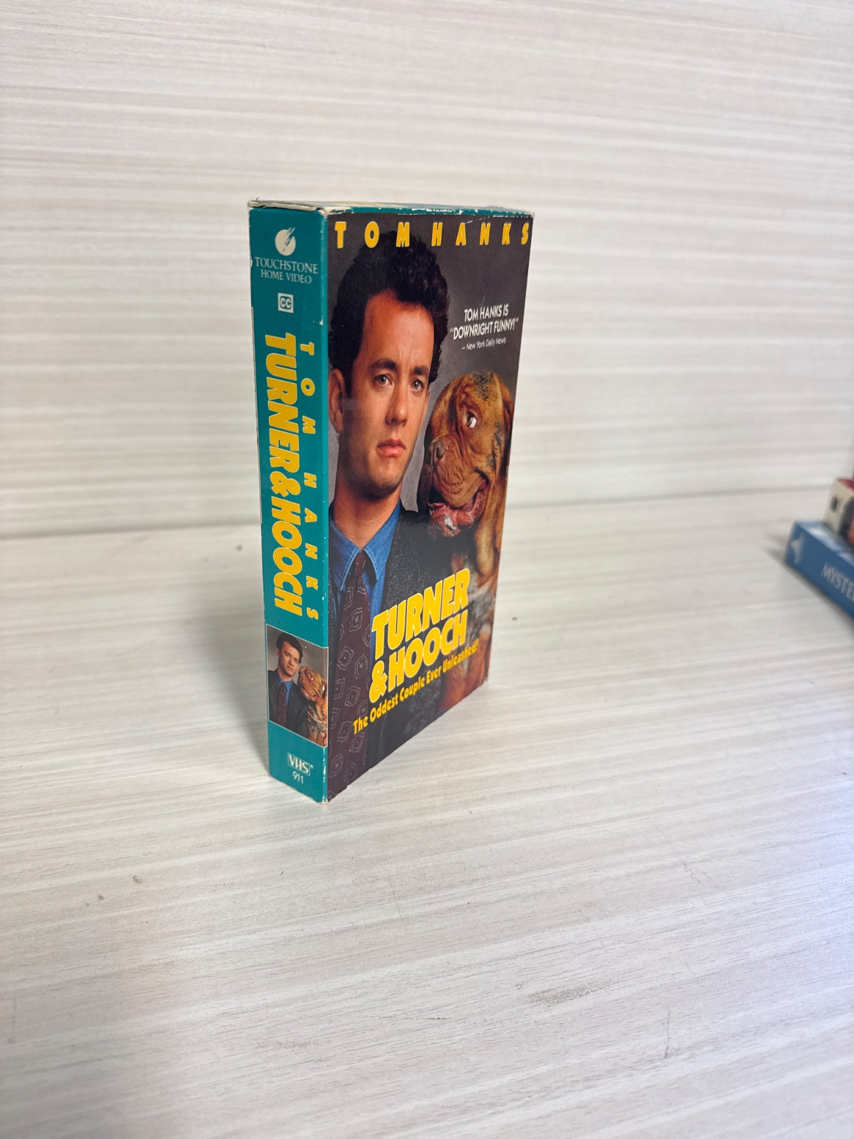 Turner and Hooch (VHS, 1996) Tom Hanks Meg Ryan Touchstone Home Video Very Good