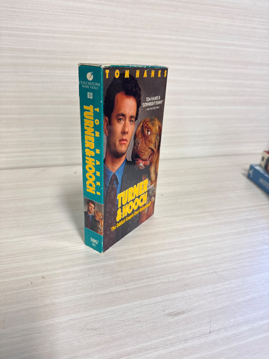 Turner and Hooch (VHS, 1996) Tom Hanks Meg Ryan Touchstone Home Video Very Good