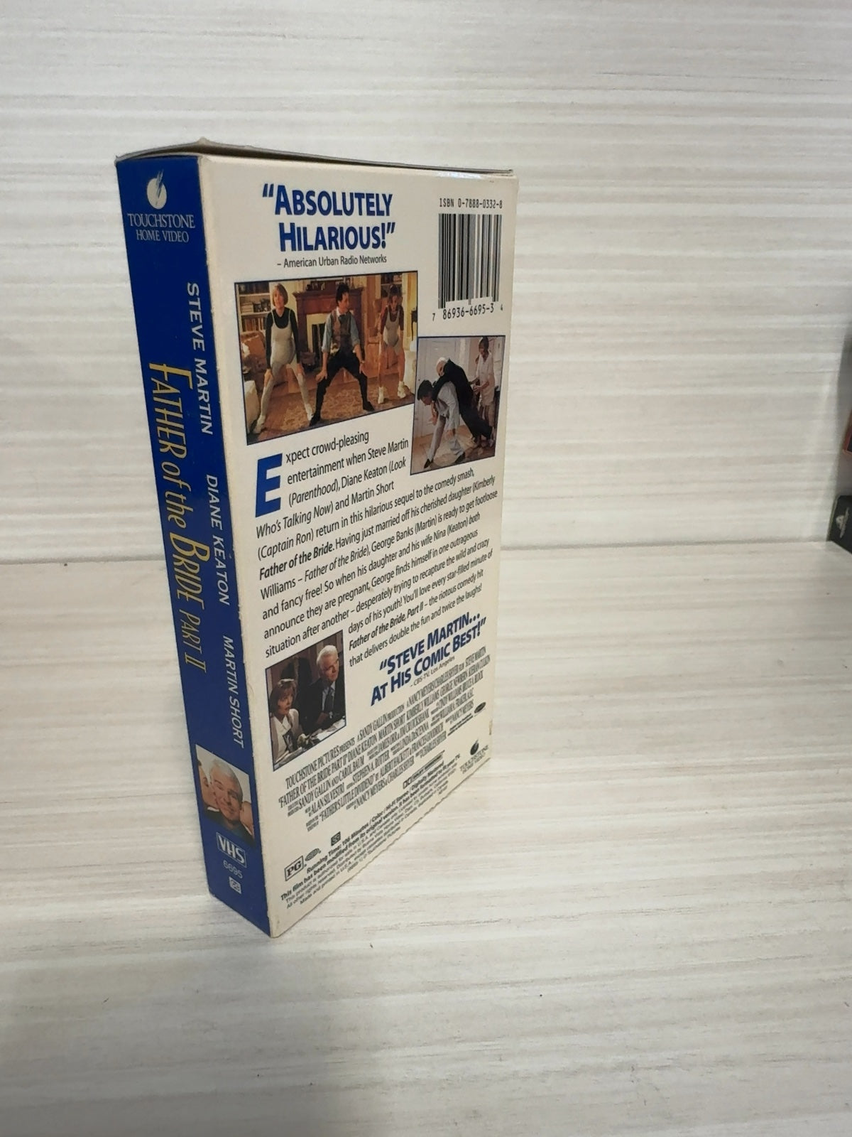 Father of the Bride Part II (VHS, 1995) Steve Martin Diane Keaton Very Good