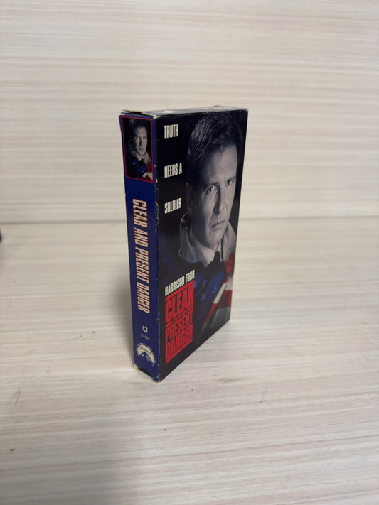 Clear and Present Danger (VHS, 1994) Harrison Ford Paramount Very Good