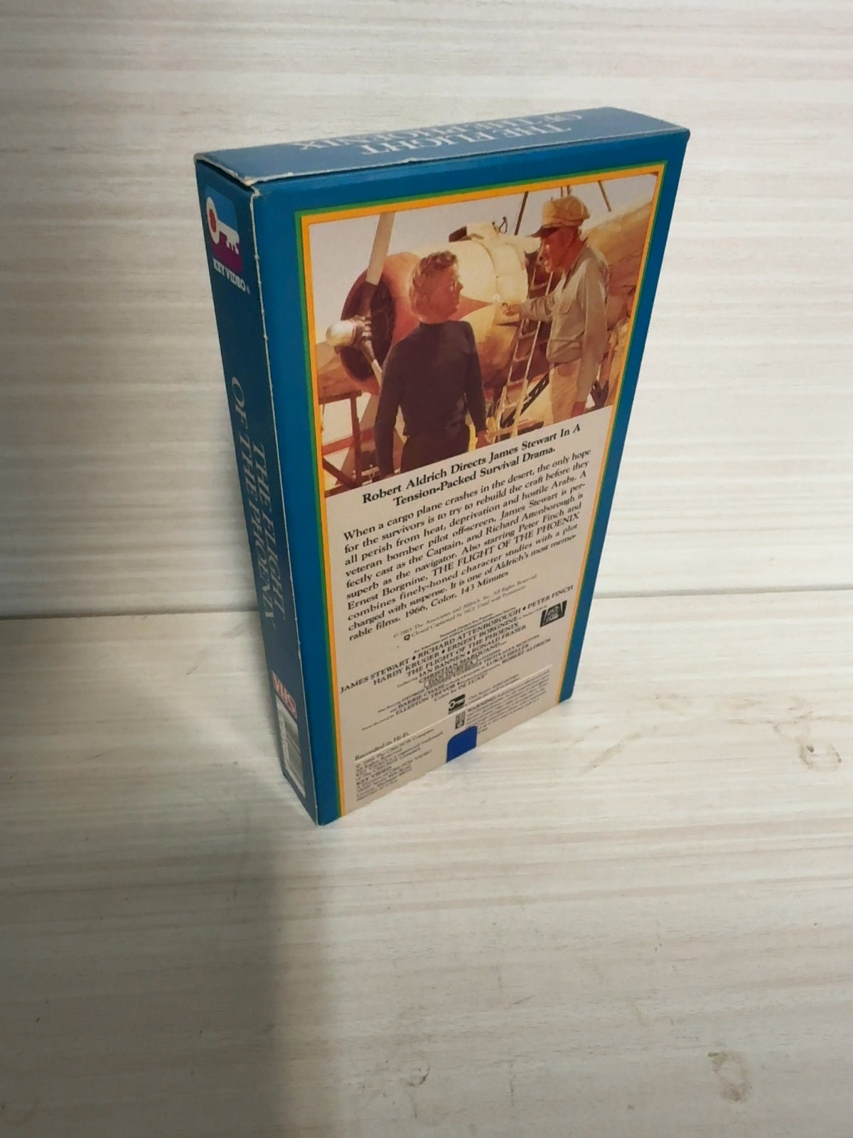 The Flight of the Phoenix (VHS, 1965) James Stewart 20th Century Fox Very Good