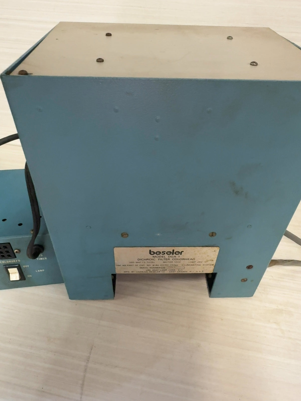 Beseler 23C II Enlarger Dichro 23dga DGA-1 Colorhead Darkroom Untested