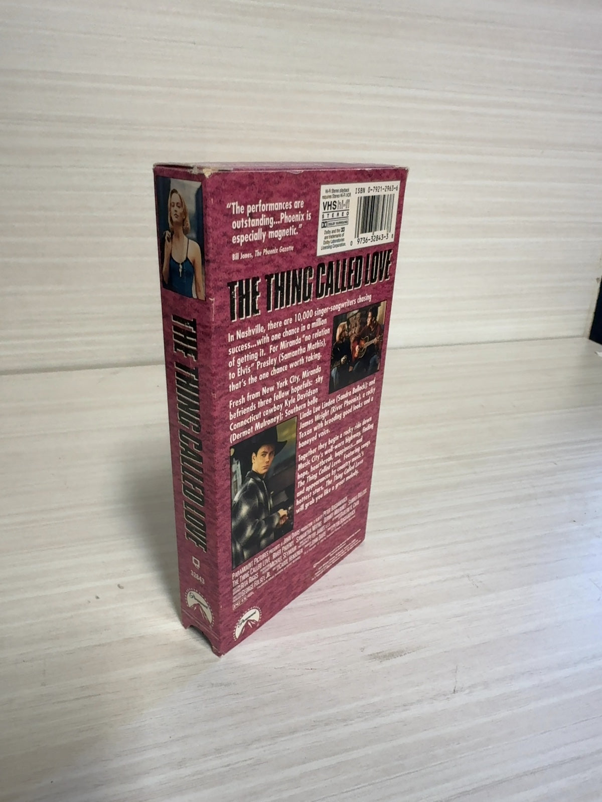 The Thing Called Love (VHS, 1993) River Phoenix Paramount Acceptable