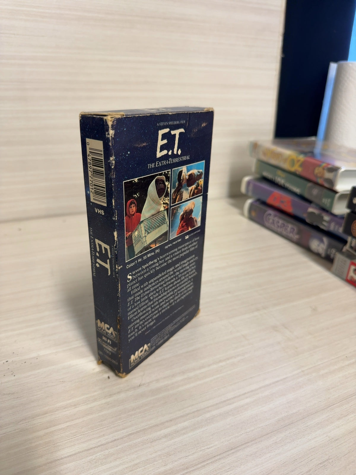E.T. the Extra-Terrestrial (VHS, 1982) Henry Thomas MCA Home Video Very Good