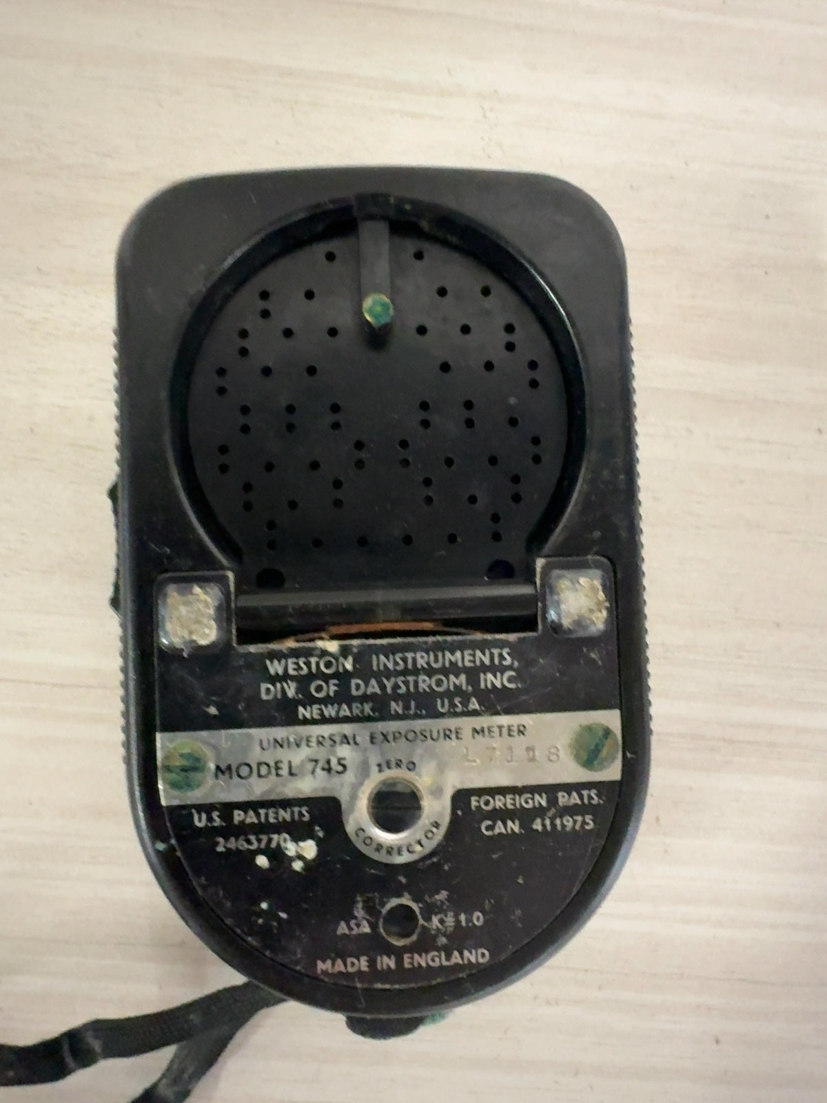 Weston Master IV Model 745 Universal Exposure Light Meter, Tested