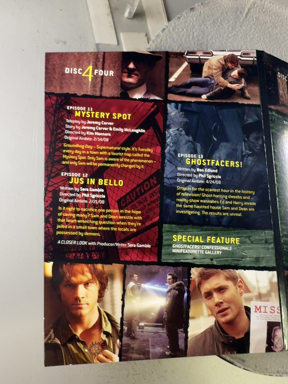 Supernatural (DVD, 2008) The Complete Third Season Very Good Jared Padalecki
