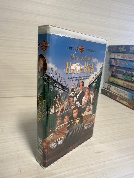 Richie Rich (VHS, 1994) Macaulay Culkin Warner Bros. Very Good