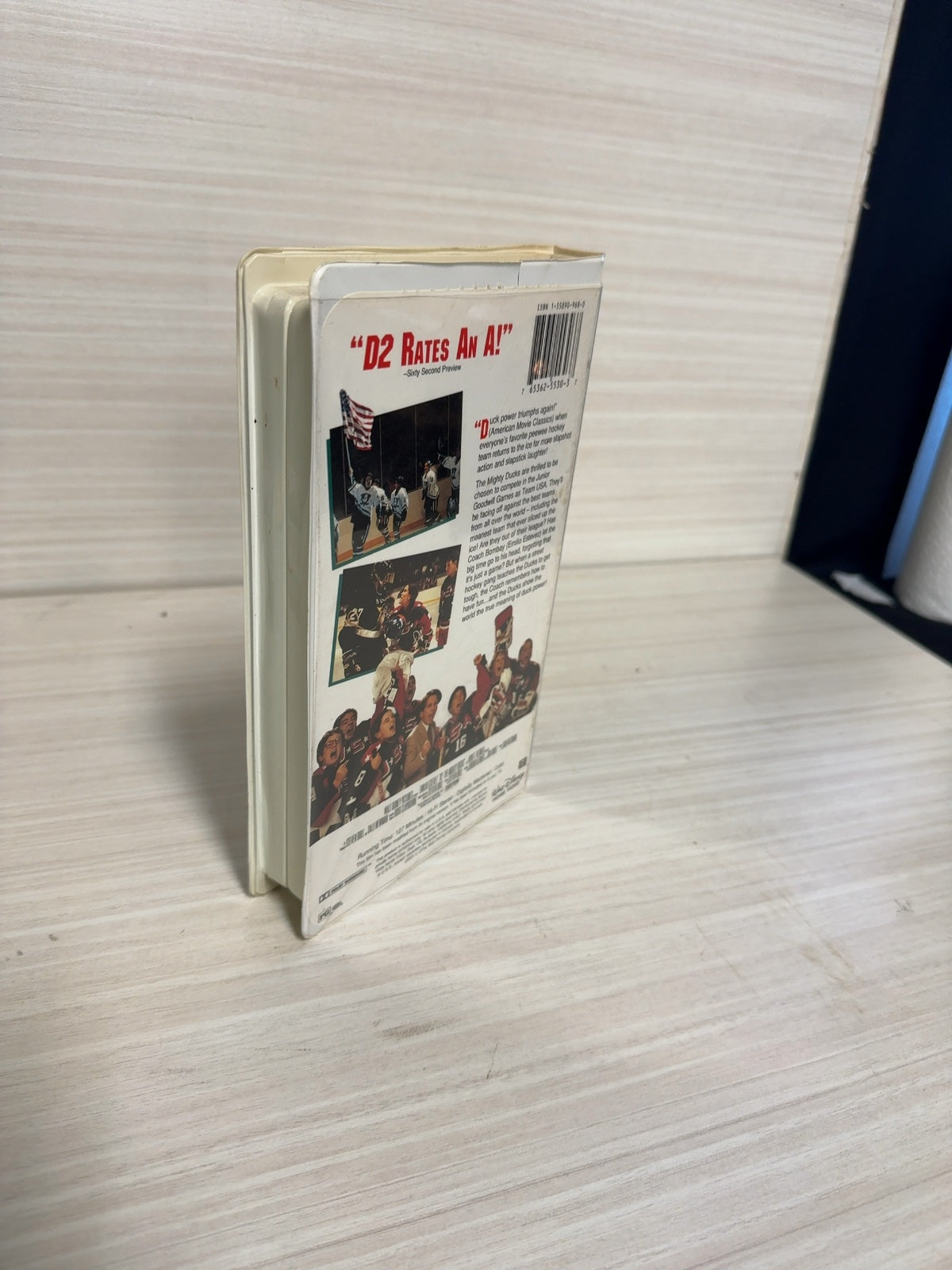 D2 The Mighty Ducks VHS Walt Disney Home Video Emilio Estevez Clamshell