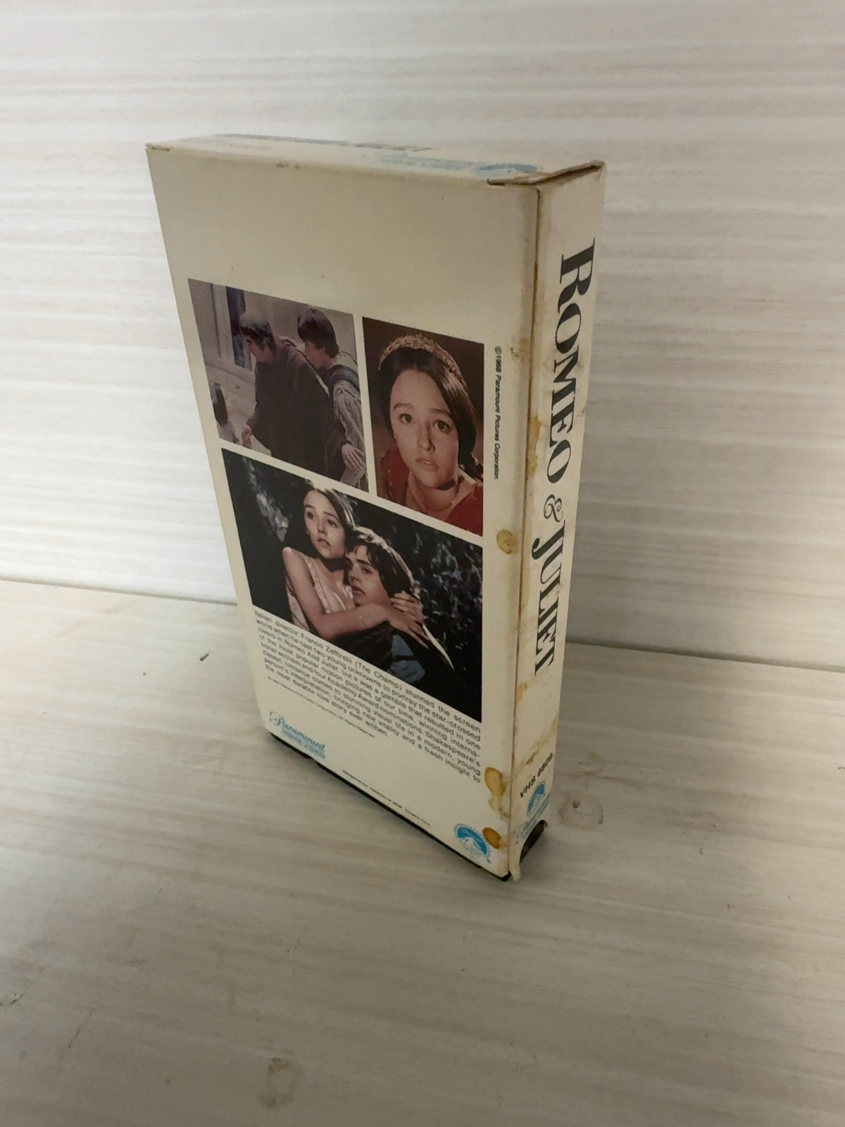 Romeo and Juliet (VHS, 1968) Leonard Whiting Olivia Hussey Paramount Very Good