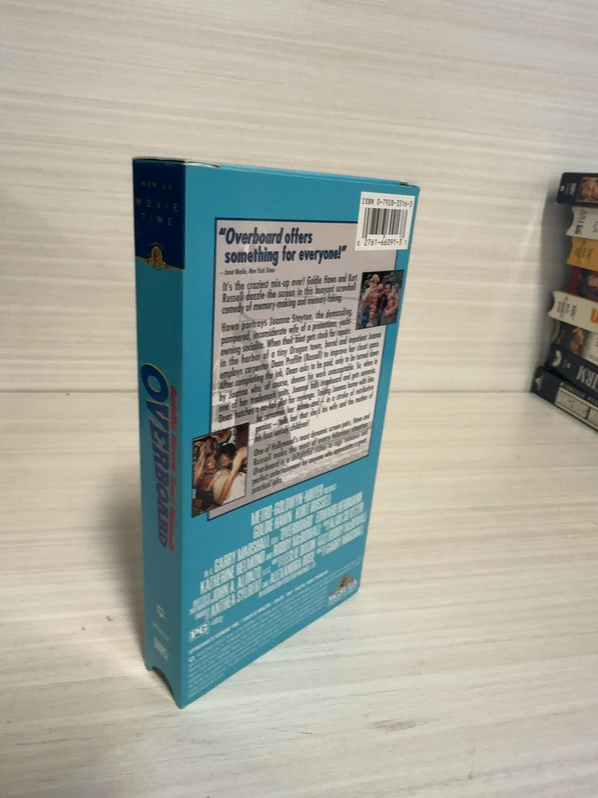 Overboard (VHS, 1987) Goldie Hawn Kurt Russell MGM/UA Very Good