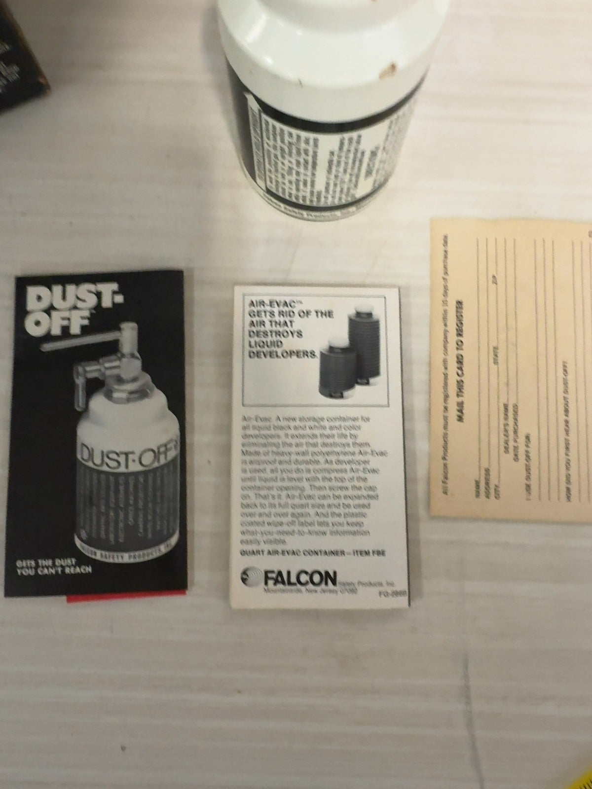 Vintage Falcon Dust-Off Model FG Compressed Air Duster in Original Box 15 oz