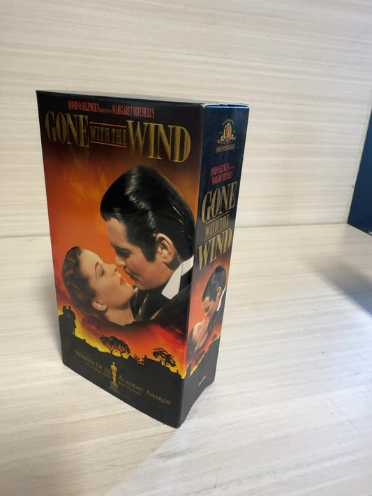 Gone with the Wind (VHS, 1998) Vivien Leigh Clark Gable MGM Very Good
