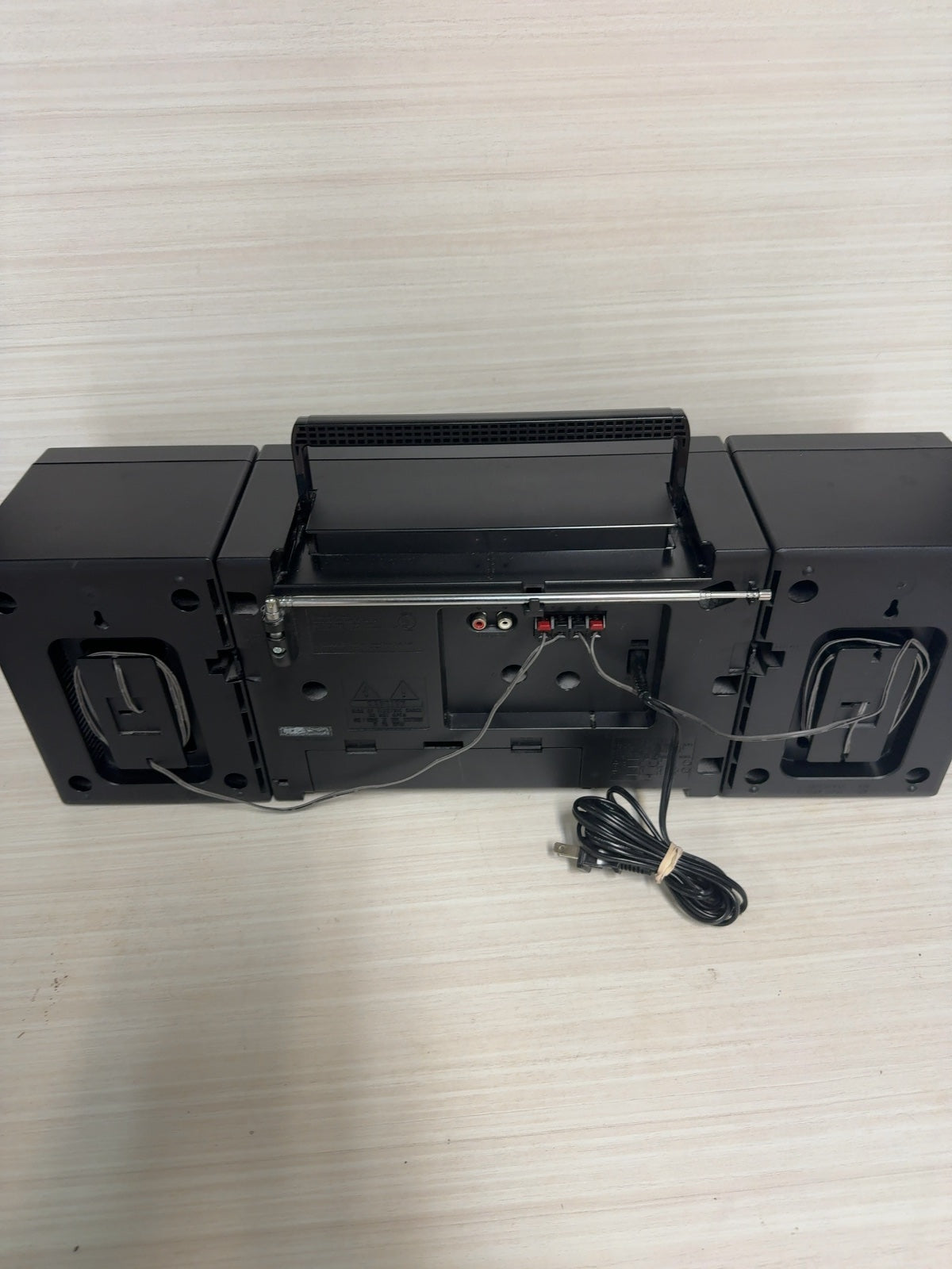 Vintage 1989 Panasonic RT-CT830 Boombox Stereo Dual Cassette AM/FM Radio