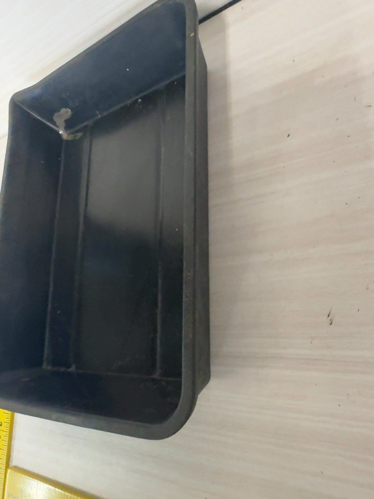 Vintage Black Hard Rubber Darkroom Developing Tray with Pour Spout