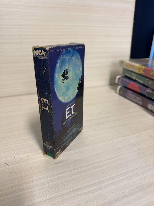 E.T. the Extra-Terrestrial (VHS, 1982) Henry Thomas MCA Home Video Very Good