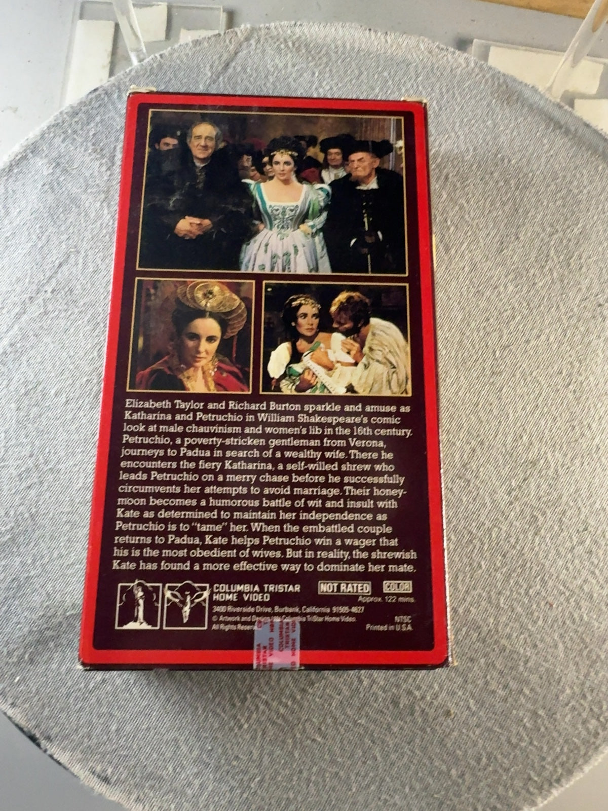 The Taming of the Shrew (VHS, 1967) Elizabeth Taylor Richard Burton New