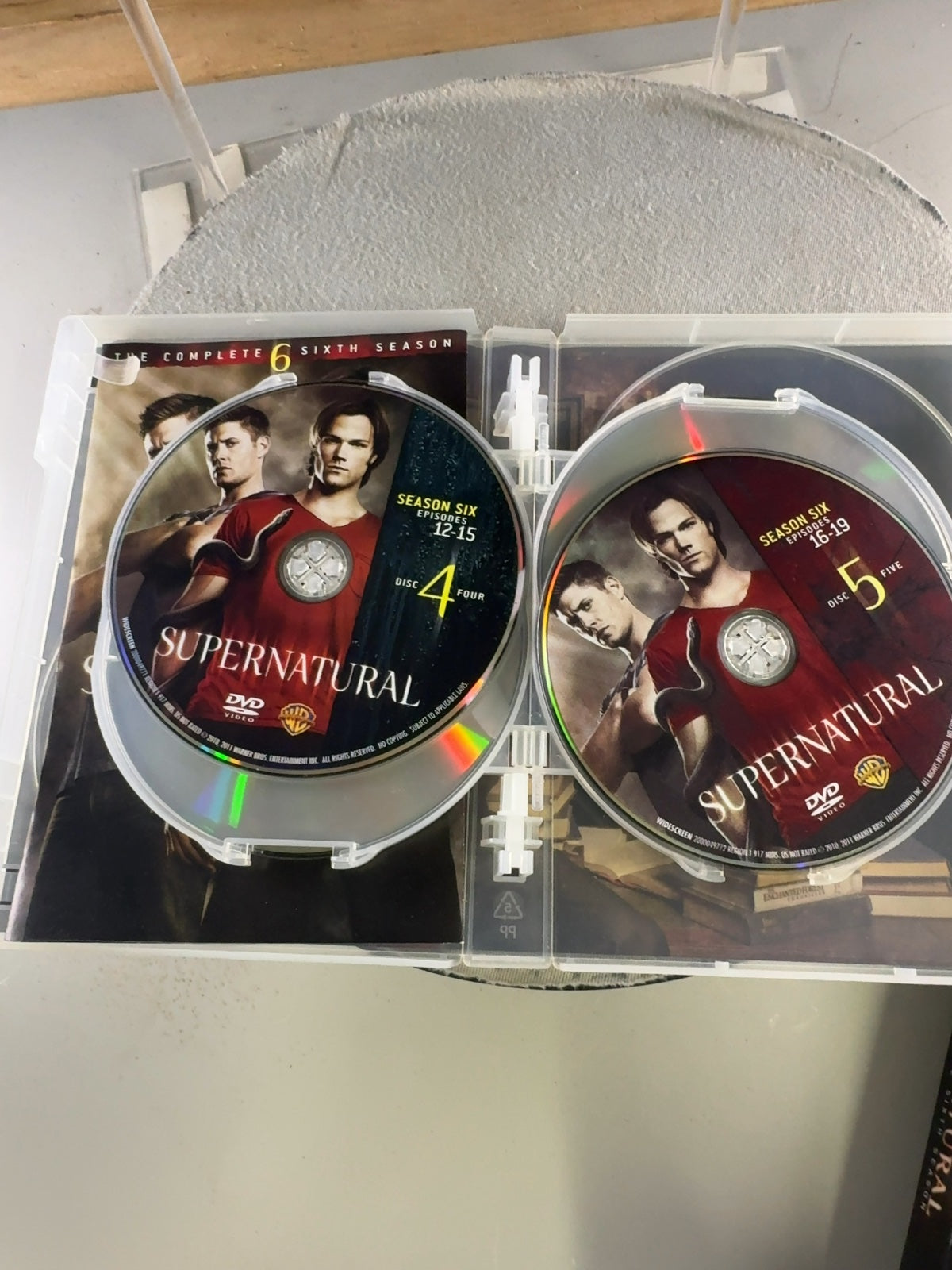 Supernatural (DVD, 2011) Season 6 Very Good Jared Padalecki Warner Bros.