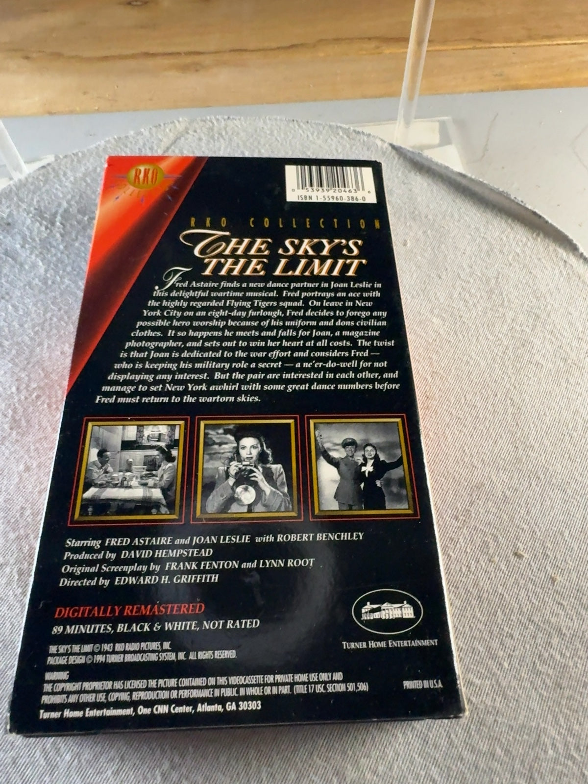 The Sky's the Limit VHS 1943 Fred Astaire Joan Leslie RKO Collection B&W