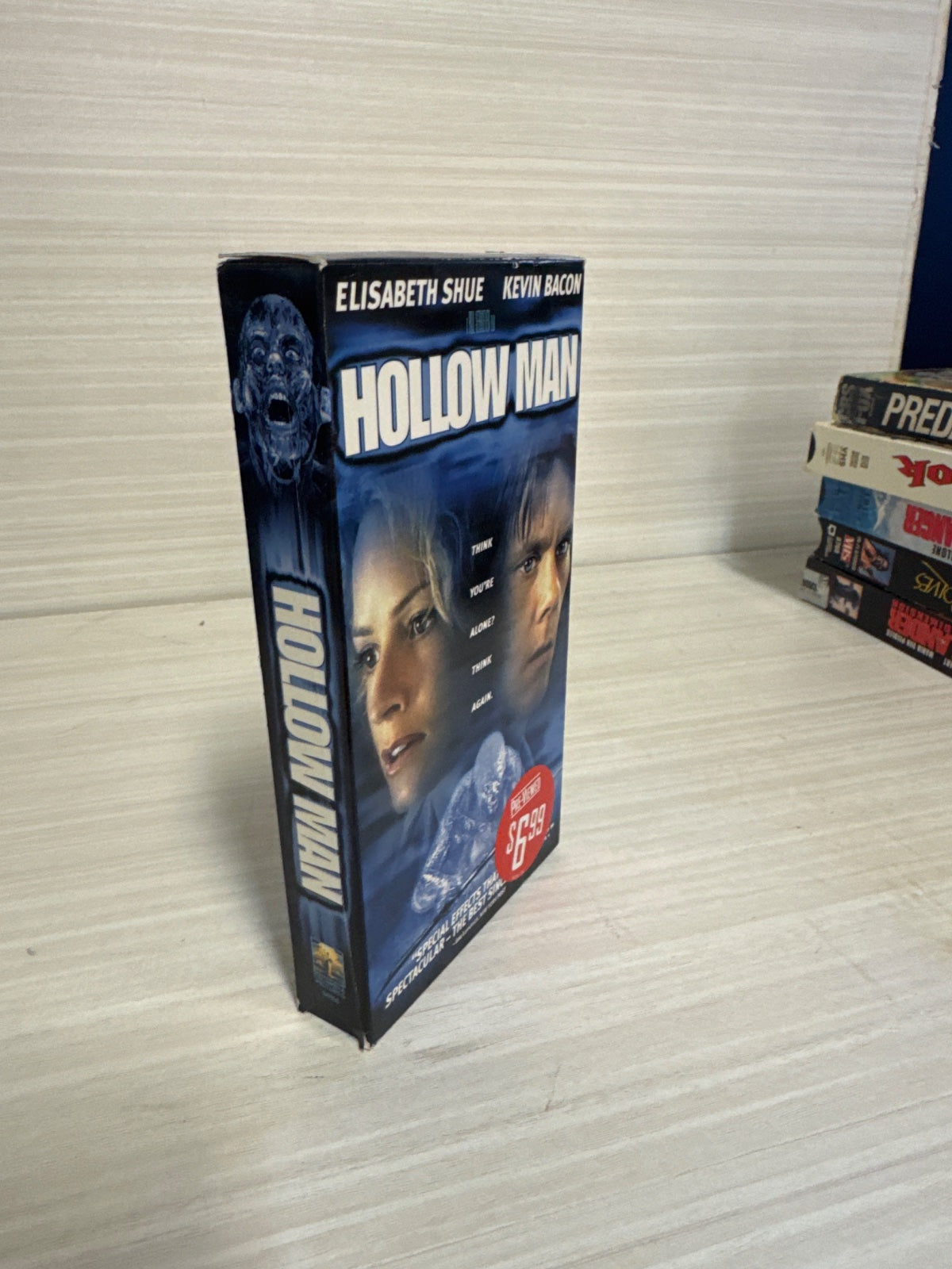 Hollow Man (VHS, 2000) Kevin Bacon Columbia TriStar Home Video Very Good