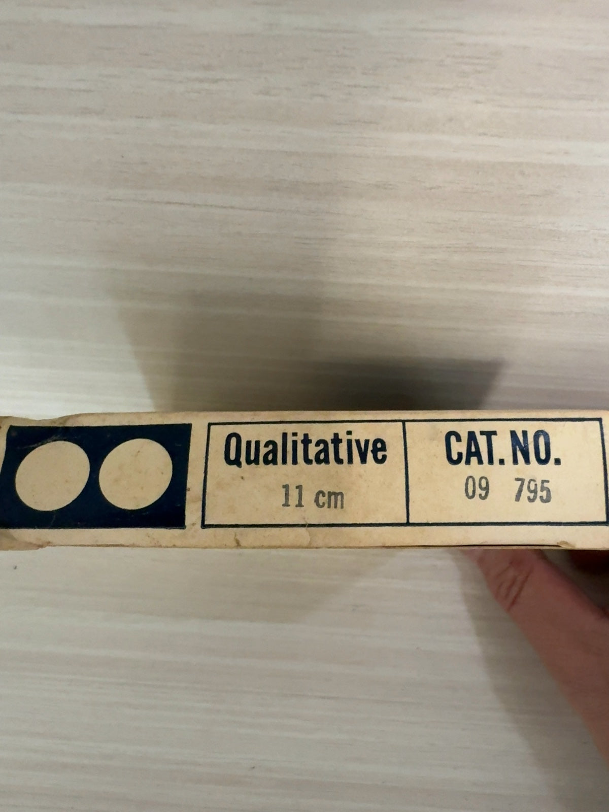 Fisherbrand Qualitative Filter Paper 11 cm Cat. No. 09 795 in Box