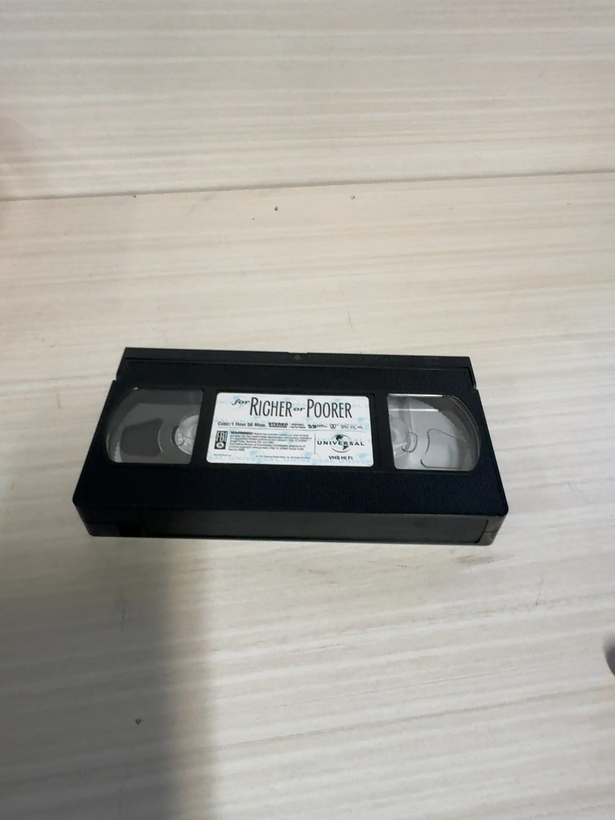 For Richer or Poorer (VHS, 1998) Tim Allen Kirstie Alley Universal Very Good