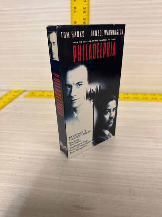 Philadelphia (VHS, 1993) Tom Hanks Columbia TriStar Home Video Very Good