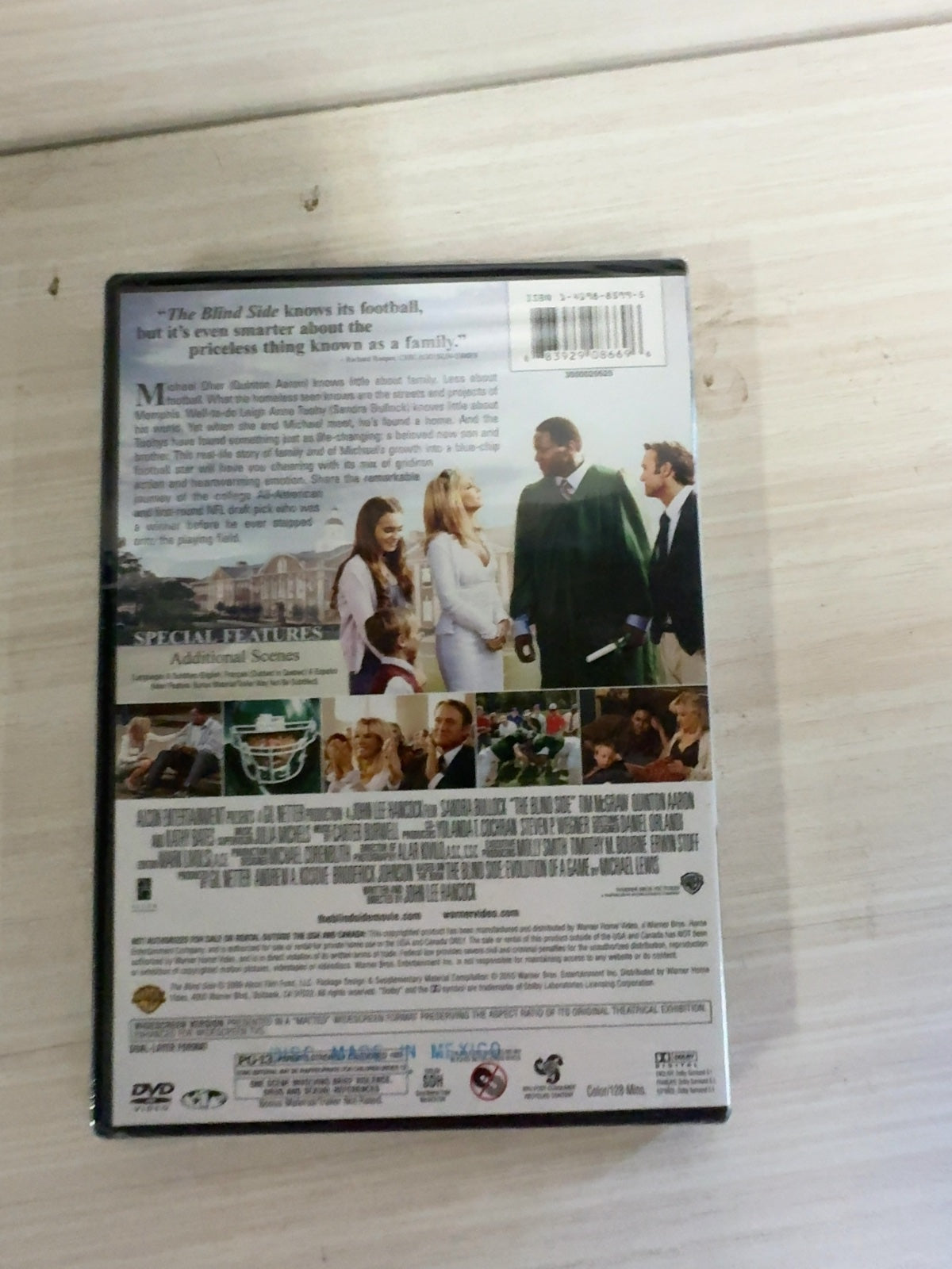 The Blind Side (DVD, 2009) Sealed Sandra Bullock Warner Bros. Tim McGraw
