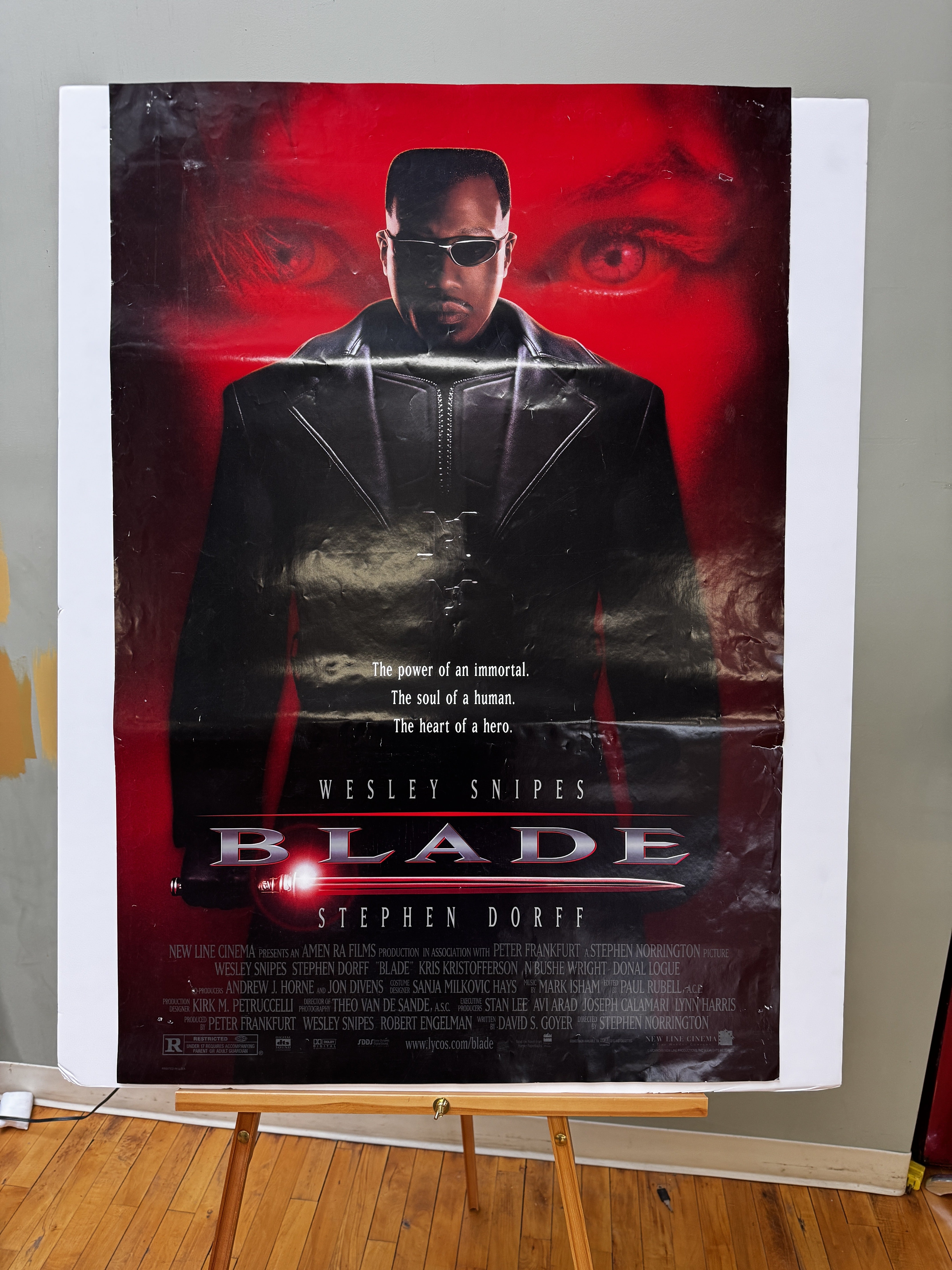Blade (1998) Original Movie Poster | 27x40 One Sheet – Unusual Finds