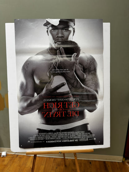 Get Rich or Die Tryin' (2005) original movie poster - front