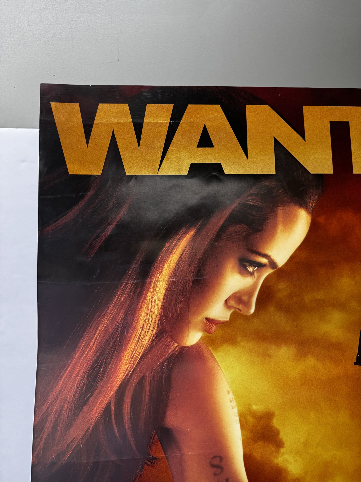 Wanted (2008) original movie poster - detail