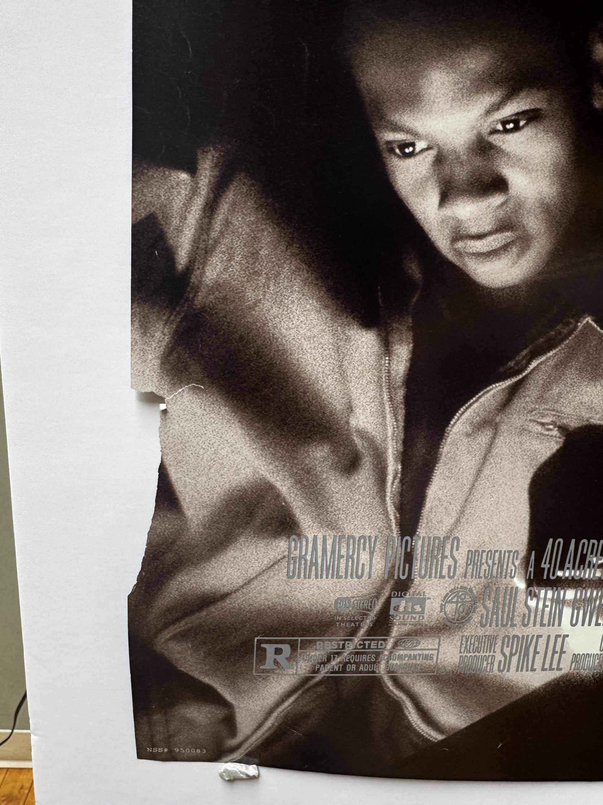 New Jersey Drive (1995) original movie poster - detail